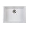 Nantucket Sinks Small Single Bowl Undermount Granite Composite White PR2418-W - alternate 7